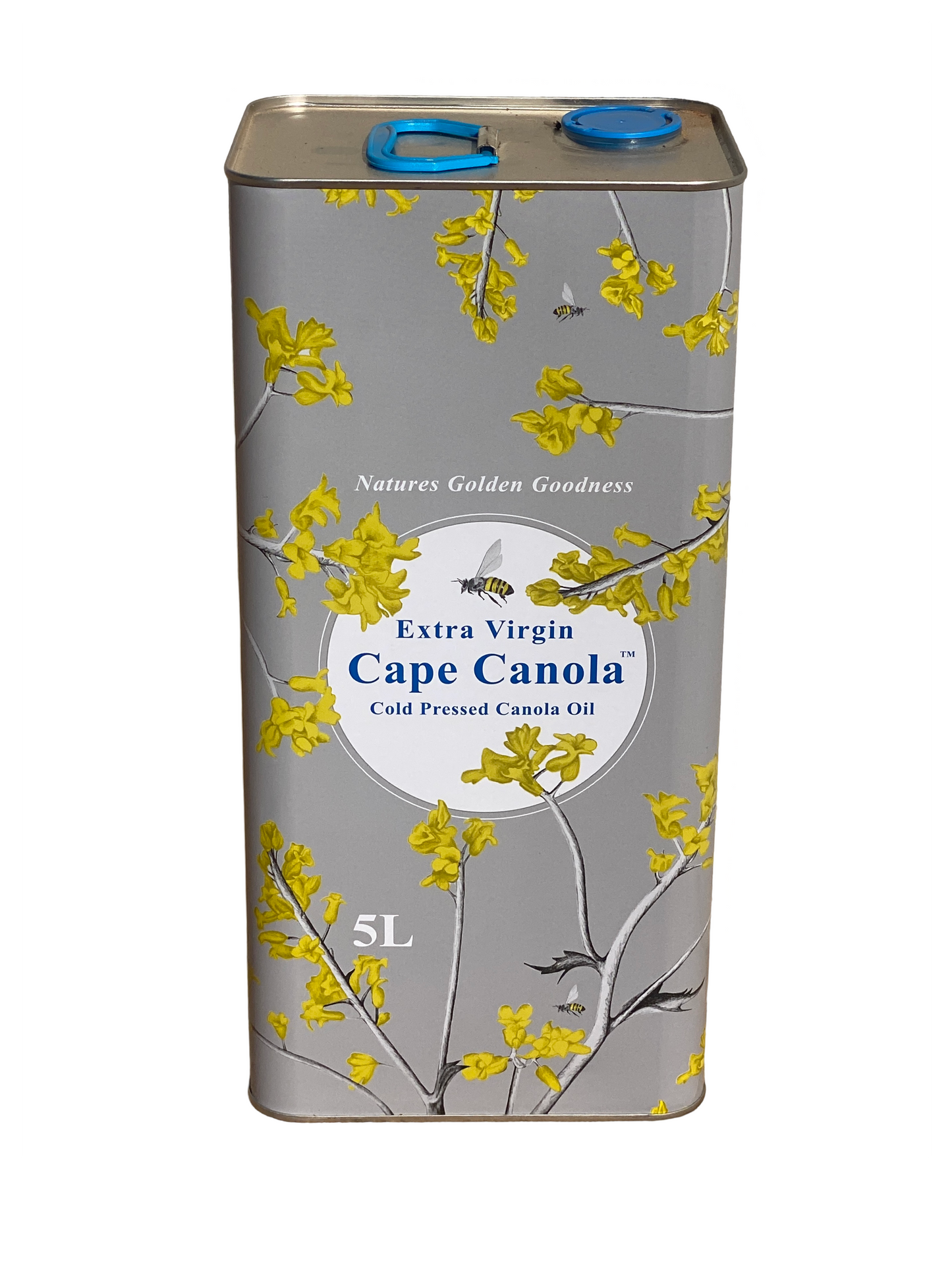 Cold Pressed Unrefined Extra Virgin Canola Oil 5L Plastic Bottle