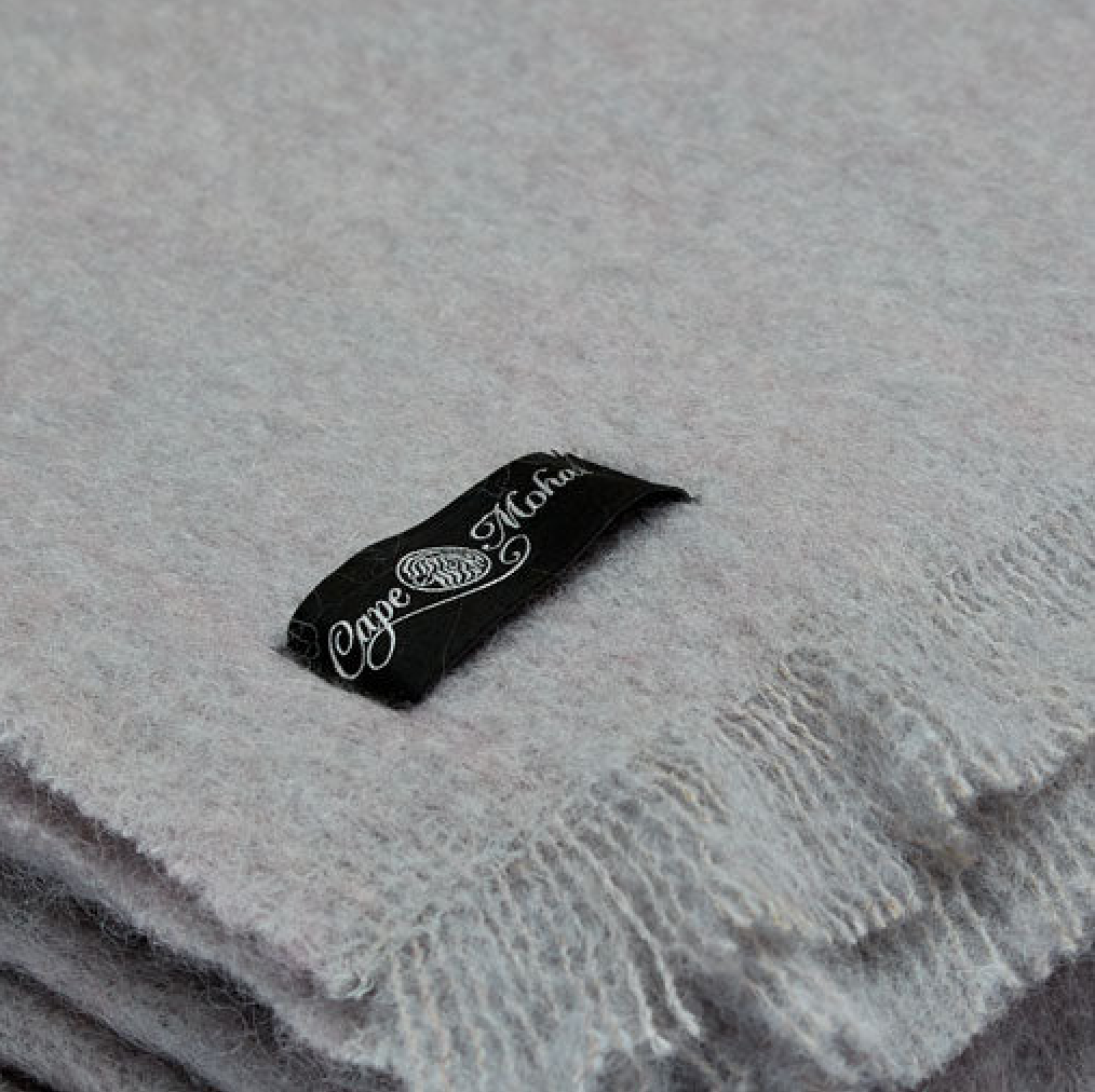 Grey Cape Mohair blanket