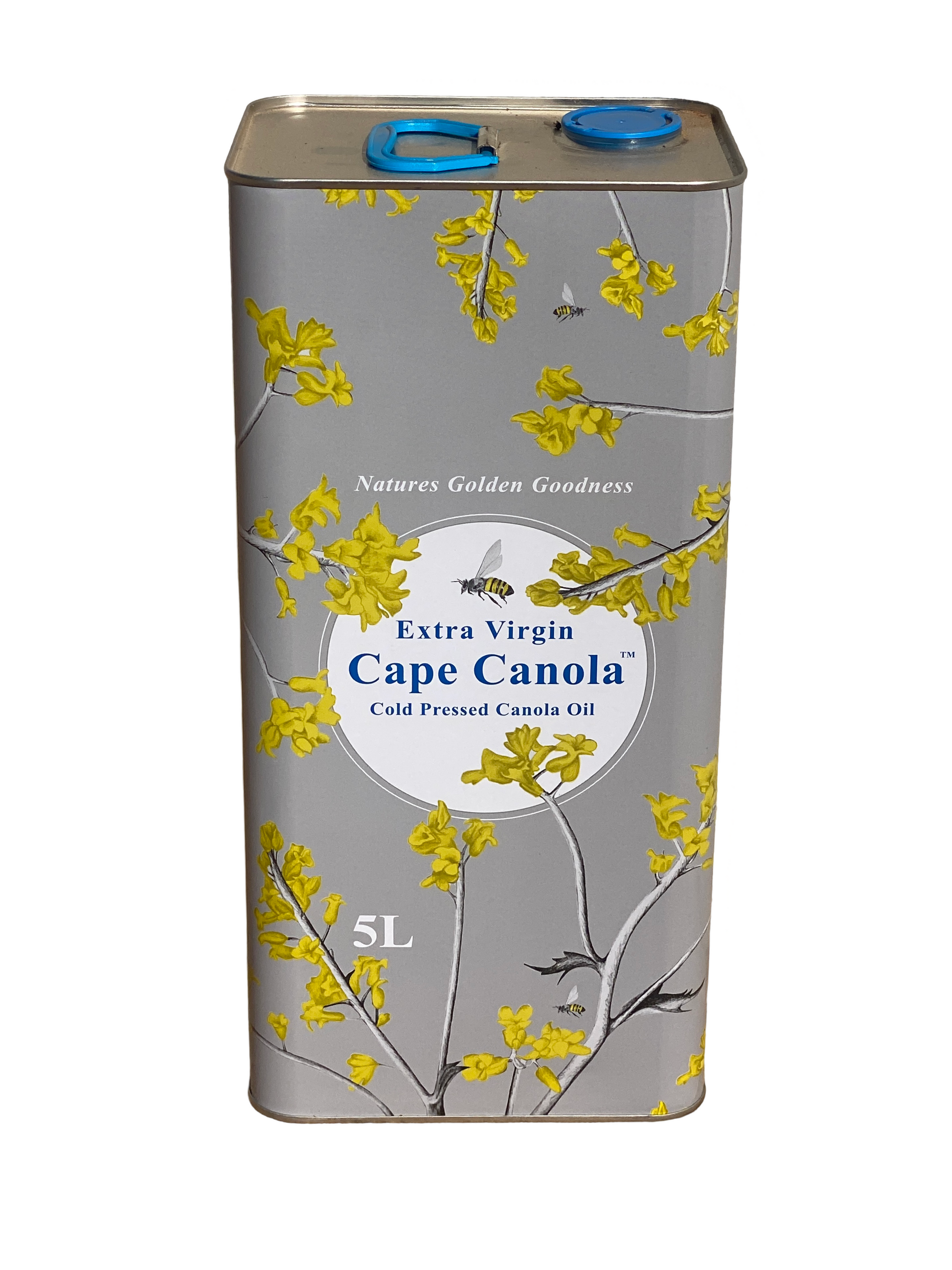 Cold Pressed Unrefined Extra Virgin Canola Oil 5L Plastic Bottle