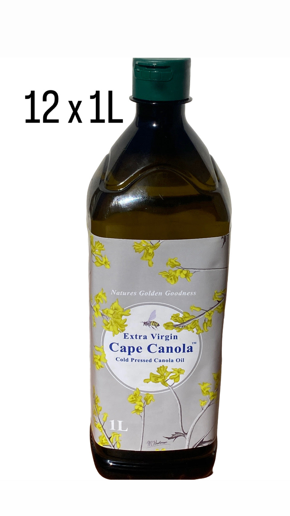 Cape Canola bottle with 12 x 1L text